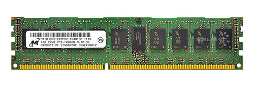 Arbeitspeicher 1x 4GB Micron ECC REGISTERED DDR3  1333MHz PC3-10600 RDIMM | MT18JSF51272PDZ-1G4