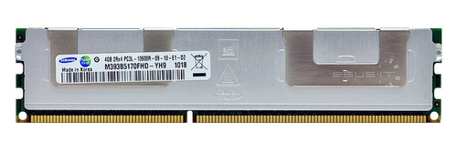 Arbeitspeicher 1x 4GB Samsung ECC REGISTERED DDR3  1333MHz PC3-10600 RDIMM | M393B5170FHD-YH9