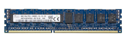 Arbeitspeicher 1x 8GB Hynix ECC REGISTERED DDR3  1866MHz PC3-14900 RDIMM | HMT41GR7AFR4C-RD