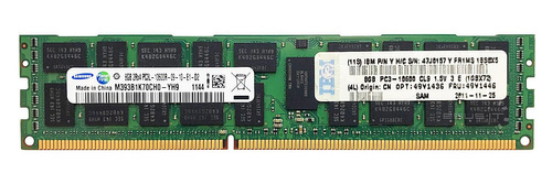 Arbeitspeicher 1x 8GB Samsung ECC REGISTERED DDR3  1333MHz PC3-10600 RDIMM | M393B1K70CH0-CH9