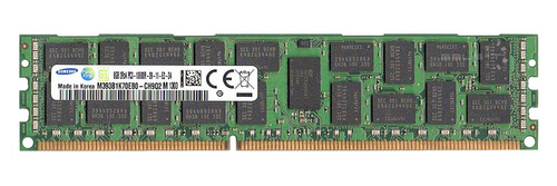 Arbeitspeicher 1x 8GB Samsung ECC REGISTERED DDR3  1333MHz PC3-10600 RDIMM | M393B1K70EB0-CH9